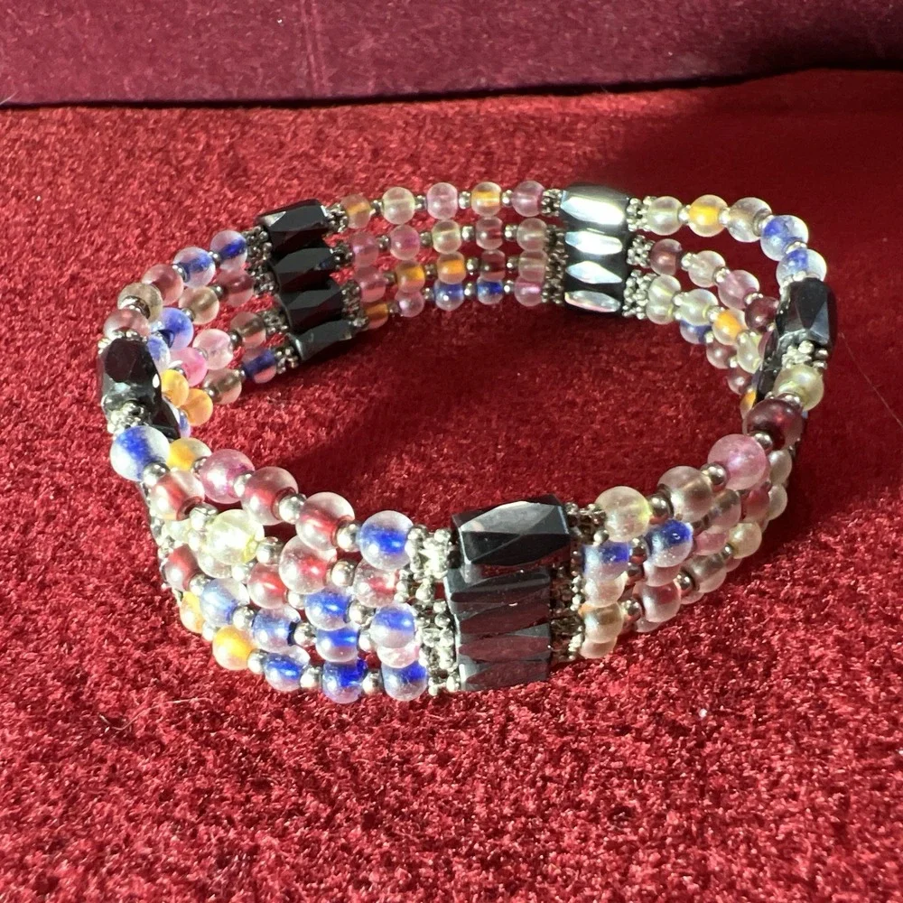 Magnetic Therapy‎ Amethyst Wrap Necklace/Bracelet/Anklet 36